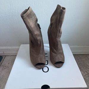 ALDO brown boot heels